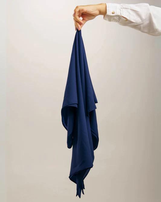 Prestigeous blue Lawn Hijab