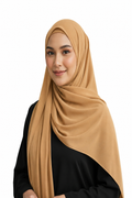 Radiant Skin Gold Georgette Hijab