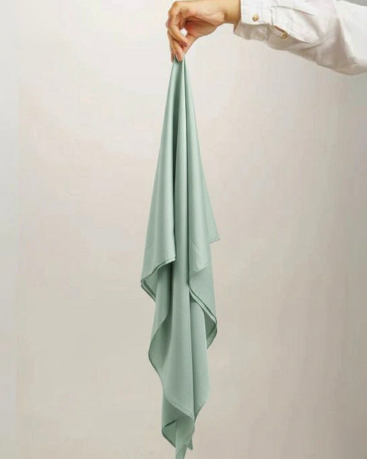 Sea Green Silk Hijab