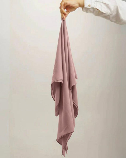 Peach Silk Hijab