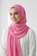Baby Pink Lawn Hijab
