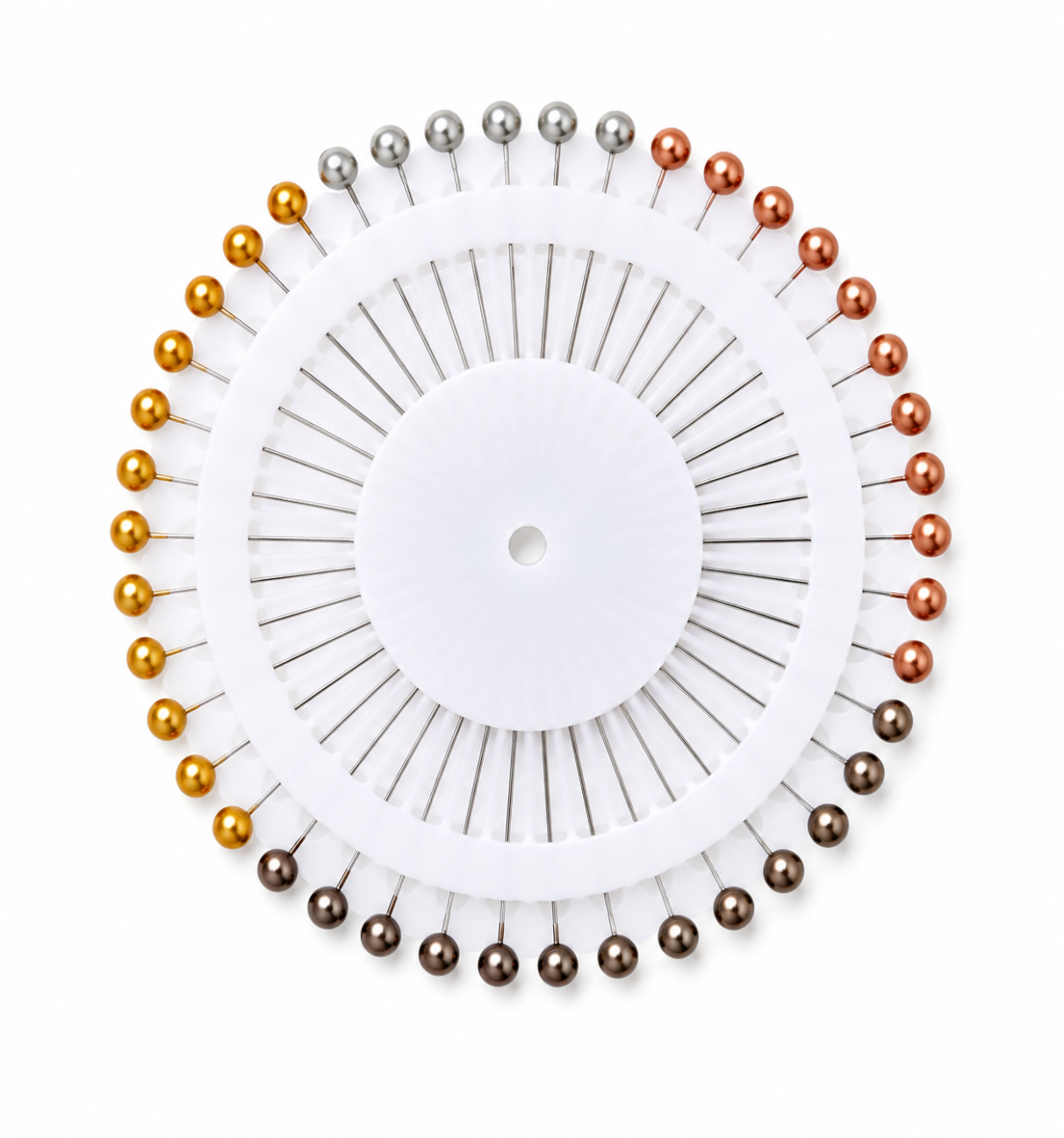 Metallic Wheel Hijab Pins