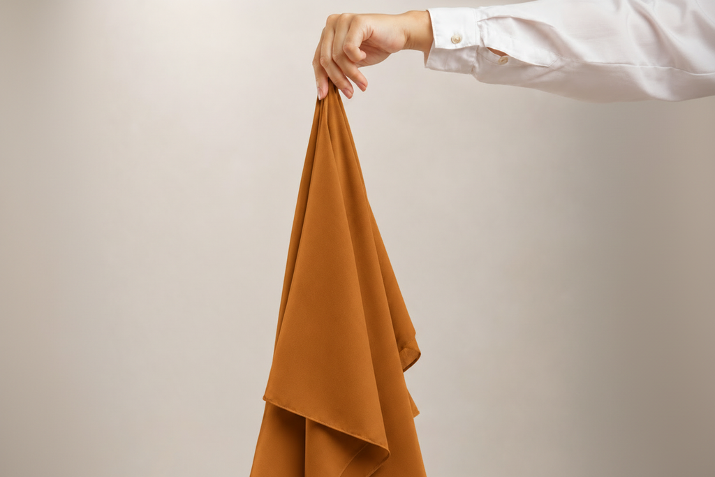 Radiant Ginger Georgette Hijab