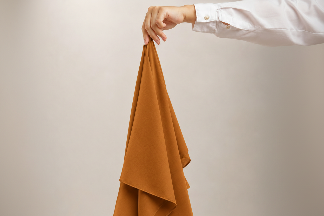 Radiant Ginger Georgette Hijab