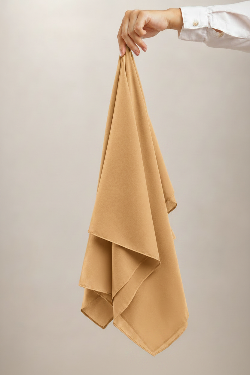 Radiant Skin Gold Georgette Hijab
