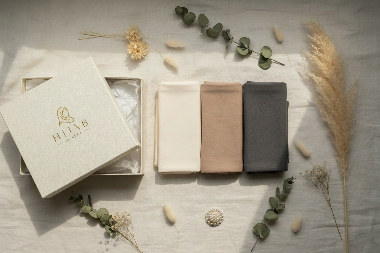 Georgette Hijab Bundle — Any 3