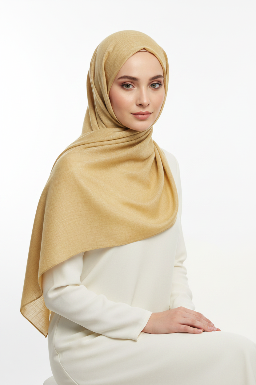 Skin Gold Lawn Hijab